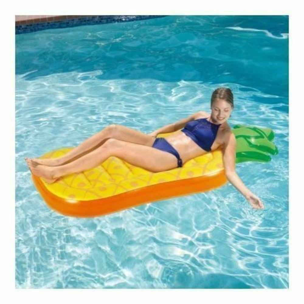 Pineapple Inflatable Lounge Summer Waves 72" x 30.5" x 8.5" - New